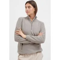 North Bend Troyer NBConni W Atmungsaktive Fleecepullover mit Troyer Kragen