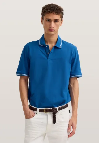 Bugatti Herren Poloshirt Modern Fit aus reiner Baumwolle