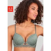 LASCANA Push-up-BH mit Bügel und integriertem Kissen aus feiner Spitze, sexy Dessous
