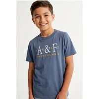 Abercrombie Kids T-Shirt AFB SIGNATURE TEE mit Logo-Stickerei, for girls