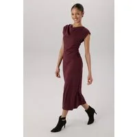 Aniston SELECTED Midikleid mit Wasserfallkragen - NEUE KOLLEKTION