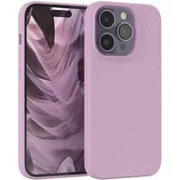 EAZY CASE Handyhülle für Apple iPhone 14 Pro Hülle Silikon 6,1 Zoll, Hülle mit Kameraschutz handycover Soft Smart Slimcover Lila / Flieder