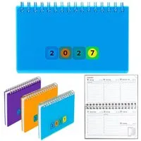 Herlitz Schreibtischkalender Mini Protect 2027 blau