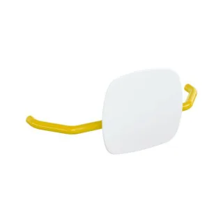 Hewi 801 Rückenstütze 801.51.907118 Wandabstand 230mm, Lehne signalweiß, senfgelb