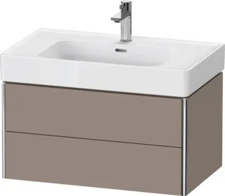 Duravit XSquare Waschtischunterbau wandhängend Basalt Matt 784x470x397 mm - XS4399043430000 XS4399043430000