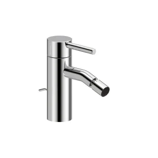 Herzbach DEEP Bidet-Einlochbatterie mit Zugstangen-Ablaufgarnitur Chrom, 18.023360.1.01 18.023360.1.01