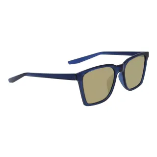 Nike - "Bout" Quadratischer Rahmen-Sonnenbrille für Herren/Damen Unisex (Marine/Braun/Gold)