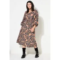 Studio Untold Midikleid Maxikleid A-Line Paisley 3/4-Ballonärmel