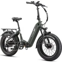 TTGO E-Bike Klapprad 20 Zoll, 70Nm, 140km, Drehmomentsensor, Lockout-Federgabel, Faltrad, 7 Gang SHIMANO, Kettenschaltung, Heckmotor, 864 Wh, 4,0'' Fatbike-Reifen, max. 150kg, Elektrofahrrad, hydr. Bremsen