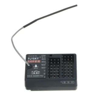 Flysky FS-R11P-BT-BS 2.4GHz 11CH 2A-BS Protocol PWM Output Bi-Directional Receiver for MG11-BT-BS Controller RC Car Boat