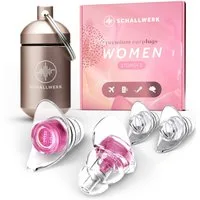 Schallwerk Gehörschutzstöpsel SCHALLWERK ® Women+ Gehörschutz Ohrstöpsel speziell für Frauen