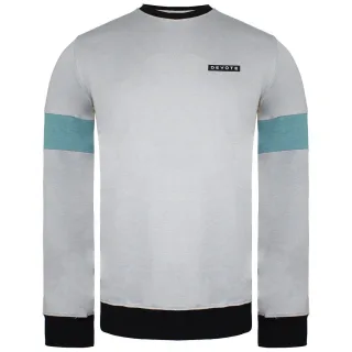 Devote London Clayton Mens Grey/Teale Pullover