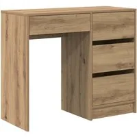 vidaXL Schreibtisch Schreibtisch Artisan-Eiche Holzwerkstoff 90 x 37,5 x 75 cm (1-St)