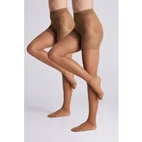 YSABEL MORA Shaping-Strumpfhose 40 DEN (2er Pack) Shape-Effekt, weich, elastisch