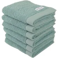 TOM TAILOR HOME Gästehandtuch COLOR BATH, Frottier (6-St), 100% Baumwolle, 30x50 cm, uni, große Farbauswahl