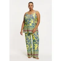 YOEK Bootcuthose Damen Hose mit Druck
