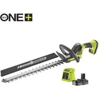 RYOBI Akku-Heckenschere RY18HT50A-120 50CM HEDGE TRIMMER+BAT IN2, 50cm Schnittlänge inkl. Hedge Sweep Aufsatz