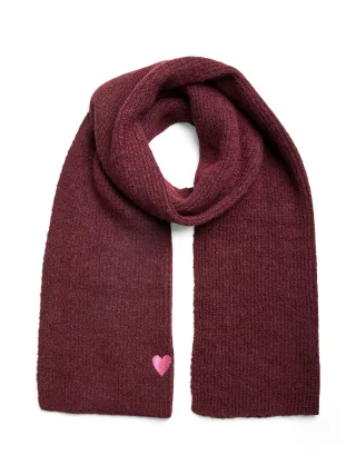 PIECES - PCMALIKA KNIT SCARF BC Tawny Port - Gr. - ONE SIZE