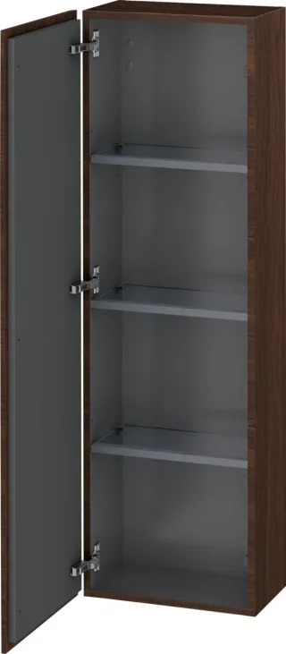 Duravit L-Cube Halbhochschrank Nussbaum gebürstet Matt 400x243x1320 mm - LC1168L6969 LC1168L6969