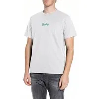 Replay T-Shirt aus reiner Baumwolle, mit Print