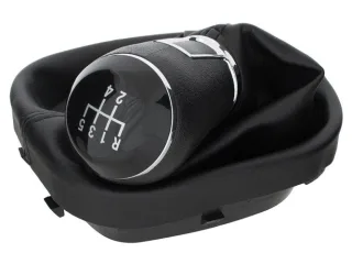 Schaltknauf + Schaltmanschette 5-Gang für VW Touran 1T GP Caddy III 2K 2010-2016