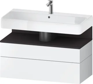 Duravit Qatego Waschtischunterbau wandhängend Weiß Matt 990x470x590 mm - QA4395080180010 QA4395080180010