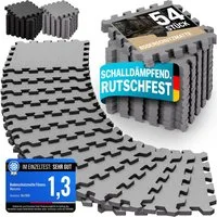 monzana Fitnessmatte (54-St), Rutschfest EVA-Schaumstoff Bodenschutz Trainingsmatten Fitnessgeräte