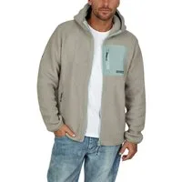 riverso Outdoorjacke Herren Fleecejacke RIVLennox Regular Fit Übergangsjacke mit Teddyfleece