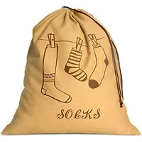 trendfinding Wäschesack Großer Design Wäschesack aus Baumwolle (1 St), Füllmenge ca. 15kg, Integrierte Kordel zum Aufhängen, zusammenfaltbar
