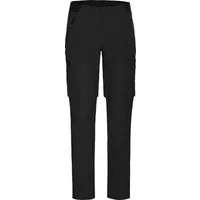 Bergson Outdoorhose VIDAA COMFORT Zipp-Off Damen Wanderhose, leicht, strapazierfähig, Normalgrößen, schwarz
