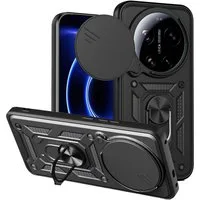 betterfon Handyhülle für Xiaomi 17 Ultra Outdoor Hülle Kameraschutz Ringhalter, Outdoorhülle mit Smartstand Kameraschutz und Silikonkern