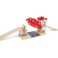 Hape Spielzeugeisenbahn-Brücke Zugbrücke, (Set, 3-tlg), aus Holz