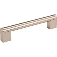SO-TECH® Möbelgriff Stangengriff G15 Edelstahloptik Durchmesser 14 mm Höhe 35 mm, Bohrlochabstand (BA) 160 mm, inkl. Schrauben