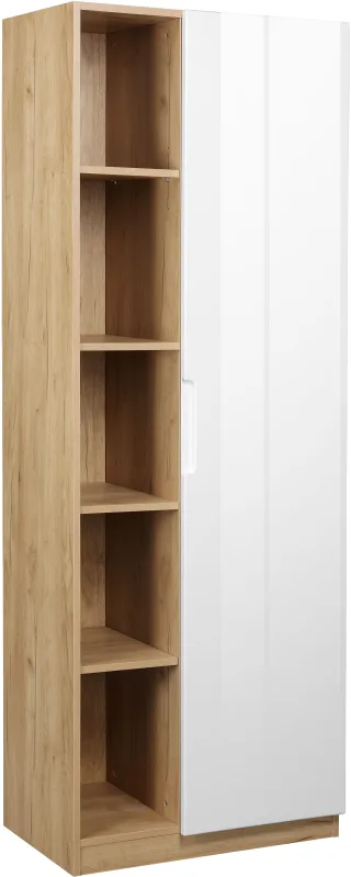 OTTO home Aktenschrank "Lund" mit Griffmulde & Hochglanzfront, 10 Fächer, Höhe 180 cm