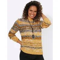 Witt Strickpullover Pullover Langarm Ripp