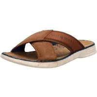 bugatti Pantolette Sommerschuh, Hausschuh, Strandschuh mit Kreuz-Steg