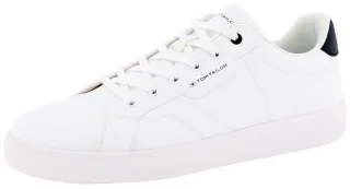 TOM TAILOR Sneaker, Kontrastbesatz an der Ferse, Freizeitschuh, Halbschuh, Schnürschuh