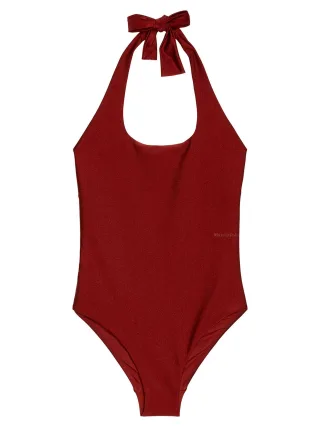 Marc O'Polo Damen Badeanzug ShinySchwimmanzug, Einteiler, Bademode