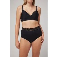 YSABEL MORA Shapingslip (3er Pack) Baumwollmix, elastisch, leichter Shape-Effekt, Spitze
