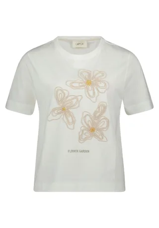 CARTOON - Baumwollshirt Beige - Gr. - 42