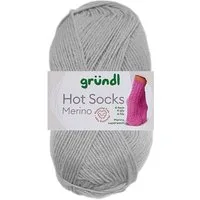 Gründl 50 Gramm Gründl Hot Socks Merino Superwash 4-fach Häkelwolle