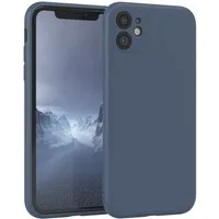EAZY CASE Handyhülle für Apple iPhone 11 Hülle Silikon 6,1 Zoll, Handy Softcase mattierte Silikonhülle Back Cover Soft Blau / Petrol