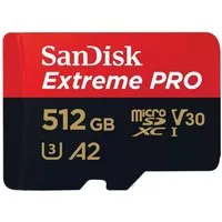 Sandisk SanDisk Extreme PRO 512 GB microSDXC, externer Speicher (512 GB GB)