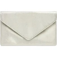 Caspar Clutch TA357 große elegante Damen Glitzer Clutch Tasche Abendtasche