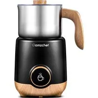 AMZCHEF Milchaufschäumer CE-MMF-9117-BK, 550,00 W, 8-IN-1 550 Watt, 600ml Multifunktionaler Geteilter Milchaufschäumer
