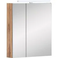 Schildmeyer Spiegelschrank Duo, Spiegelschrank, Made in Germany, B: 60 cm Solide Verarbeitung - Dieses Produkt ist in Deutschland gefertigt