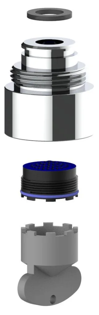 Keuco Perlatoraufnahme Ersatzteil ARM 50100 f. 56028, verchromt, 50100010125 50100010125