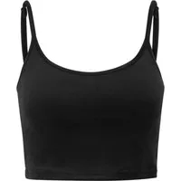 URBAN CLASSICS Muskelshirt Urban Classics Ladies Short Velvet Top (1-tlg)