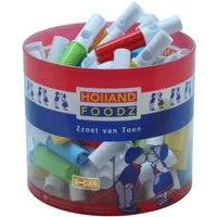 Holland Foodz Süßigkeit, Holland Foodz Candy Pfeifen mit Pfiff Fruchtgeschmack und Kappe 270g