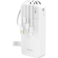 Dudao K11PRO Powerbank 20000 mAh (5 V), 20000 mAh Powerbank mit 4 integrierten Kabeln